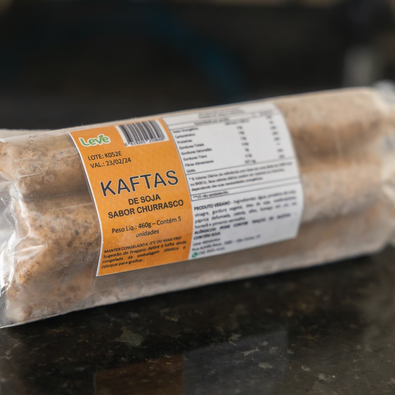 Pacote da Kafta de Soja Sabor Churrasco